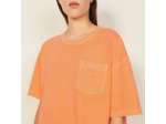 T-shirt fluo en coton biologique