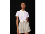 Pull façon polo en jacquard