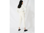 Pantalon en toile taille basse