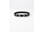 Ceinture en cuir à double boucle