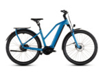 Vélo trekking électrique KATHMANDU HYBRID COMFORT PRO 800 Bleu Azur/Noir