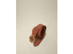 Ceinture logo Clover en cuir