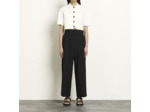 Pantalon taille haute avec ceinture