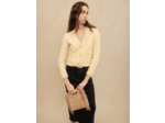 Sac M en cuir brodé et clouté