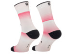 Chaussettes Unisexe GRADIENT STRIPES CREW Rose/Blanc