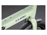 Vélo urbain pliant électrique FOLD HYBRID 545 Vert Pois