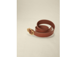 Ceinture logo Clover en cuir