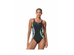 Maillot de bain Femme HYPERBOOM SPLICE MUSCLEB 1P BLA/GRN Noir