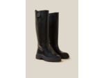 Bottes hautes cuir lisse