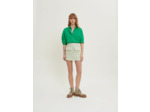 Jupe en tweed avec brillance