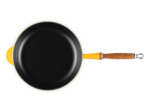 Sauteuse 28cm en fonte émaillée nectar avec manche en bois