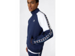 Sweat col zip Homme Bleu