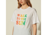 T-shirt printé à message