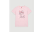 Tee-shirt en coton à sérigraphie Paris