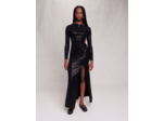 Robe longue pailletée