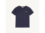 Tee-shirt à broderie chaînette Sandro