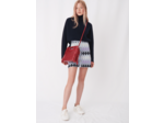 Jupe jacquard argyle