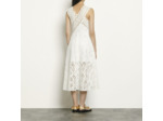 Robe longue  en broderie anglaise