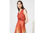Robe foulard en satin tie & dye