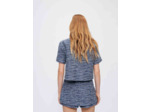 Chemise en tweed chiné