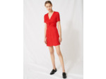 Robe en jacquard à pois