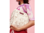 Sac M en cuir à patchs