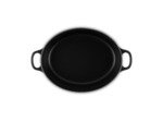 Cocotte ovale 27cm en fonte émaillée noire