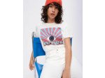 Tee-shirt sérigraphié à strass