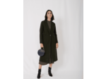 Manteau long en double face