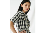 Robe courte façon tweed