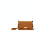 Lola de Lancel - MINI SAC CHAINE AVEC LOGO METAL - Petit Modèle - Camel