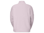Sweat semi-zippé Femme HALFZIP Rose/Coton Blanc