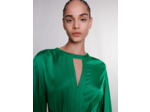 Robe courte satinée