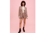 Jupe-short en pied-de-poule