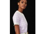 Pull façon polo en jacquard