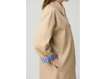 Trench mi-long droit
