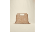 Sac M en cuir brodé et clouté