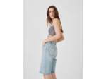 Bermuda droit en jean