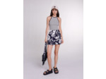 Short imprimé en coton