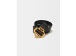 Ceinture logo Clover en cuir