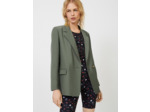 Veste de costume droite en laine froide