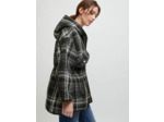 Manteau en tweed et doudoune réversible