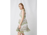 Robe en soie imprimée