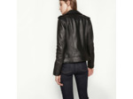 Blouson en cuir avec ceinture