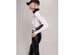 Pull court en maille fantaisie