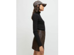 Short en cuir d'agneau