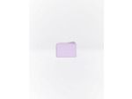 Porte-cartes zippé en cuir embossé