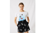 T-shirt blanc sérigraphié