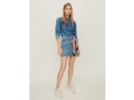 Robe chemise effet trompe l'œil