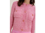 Cardigan en maille avec brillance
